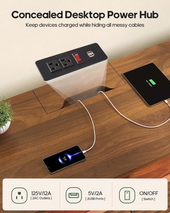 ตู้วางทีวีไม้ลายร่องแบบโมเดิร์น 3 in 1 รุ่นใหม่ พร้อมระบบจัดเก็บสายไฟ - Product Image 5
