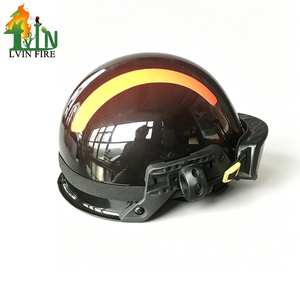 Casque de pompier noir GALLET F2 X-TREM MSA Type China Lvin pour la lutte contre les incendies - Product Image 3
