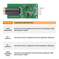 COMTANG DAT2082-PRO Module adaptateur de décodage DAC audio numérique Type-C 384kHz/32bit pour casque, connecteur Hifi sans perte