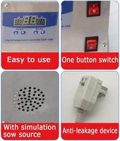 Fonction de température constante double face en acier inoxydable automatique 10/14 mamelons pour l'allaitement des porcs Machine à traire les mammites