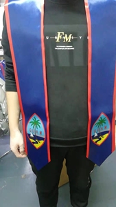 Wholesale Plain Satin <strong>Graduation</strong> Stole Factory Directly <strong>Graduation</strong> Day <strong>Gifts</strong> El Salvador Flag <strong>Graduation</strong> Stole/Scarf - Product Image 3