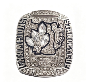Juego de 3 Anillos de Campeonato de los Chicago Black Hawks 2010, <span class=keywords><strong>2013</strong></span>, 2015, Anillos Conmemorativos de Campeonato Deportivo de Hockey sobre Hielo en Aleación de Oro - Product Image 6