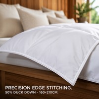 Couette d'été Xueruisha rafraîchissante 50% duvet de canard, respirante, écologique, 320g, en coton, ensembles de literie, édredons de luxe