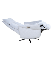 Fauteuil inclinable électrique en tissu, pivotant, pour salon, mobilier moderne pour la maison