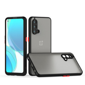 จีนโรงงานโปร่งแสง Frosted อะคริลิคควันสำหรับ <span class=keywords><strong>OnePlus</strong></span> <span class=keywords><strong>Nord</strong></span> CE 5G Hybrid TPU <span class=keywords><strong>Bumper</strong></span> - Product Image 2