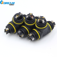 Connecteur étanche DREAM M25 T IP68 3 voies 3 broches, alternative au câble LED Arlight, séparateur de fils