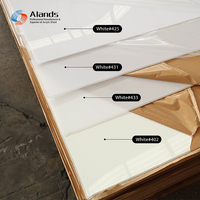 Plaque acrylique extrudée PMMA givrée opale colorée de 3 mm, 5 mm, 6 mm, diffuseur de lumière, vente en gros directe usine