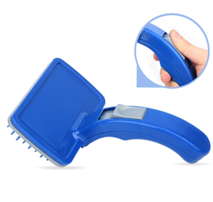 Mascotas aseo PP grande azul peines perro <span class=keywords><strong>Control</strong></span> de pulgas removedor de cepillo limpio - Product Image 5