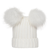 Bonnet pour bébé, bonnet d'hiver 0-3 ans pour bébé, bonnet à pompon pour fille et garçon
