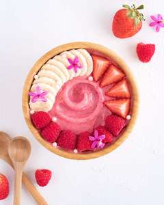 Di legno di bambù profonda zuppa di ciotola piatto - Product Image 6