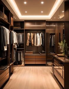 Armoire de rangement pour chambre à coucher Armoire simple en bois massif Armoire de meubles de salon pour la maison - Product Image 1