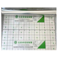 Chauffage au sol isolation thermique auxiliaire feuille d'aluminium construction miroir épaissi film d'aluminium film réfléchissant non tissé