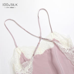 Vendita calda estate di alta qualità 100% di gelso abbigliamento <span class=keywords><strong>da</strong></span> <span class=keywords><strong>notte</strong></span> <span class=keywords><strong>da</strong></span> donna in raso sottoveste abito in <span class=keywords><strong>seta</strong></span> pura <span class=keywords><strong>camicia</strong></span> <span class=keywords><strong>da</strong></span> <span class=keywords><strong>notte</strong></span> in <span class=keywords><strong>pizzo</strong></span> Sexy di raso - Product Image 4