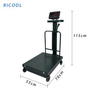 500kg klappbare Stahlplatte Elektronische digitale Bank Industrie plattform Waage Waage für schwere Gewichte - Product Image 1