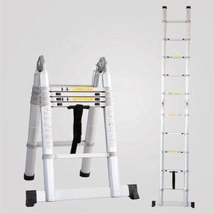 L'Échelle Pliante en <span class=keywords><strong>Aluminium</strong></span> EN131, <span class=keywords><strong>Escabeau</strong></span> avec <span class=keywords><strong>Pieds</strong></span> Antidérapants - Product Image 4