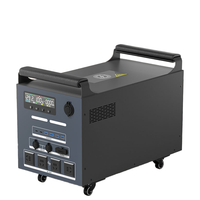 Générateur solaire portable 1500W, station d'alimentation LiFePO4 1536Wh MPPT pour la maison, le camping-car, le camping et l'utilisation industrielle