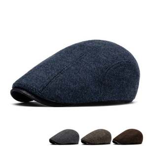 Gorro Retro de Invierno 2025 para Hombre, Estilo Británico, Cálido, Casual, para Caballeros Mayores - Product Image 1