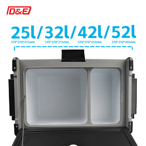 42l réfrigérateur de voiture 12V 24V Portable réfrigérateur congélateur adapté pour camion rv <span class=keywords><strong>bateau</strong></span> camping universel fruits légumes - Product Image 4