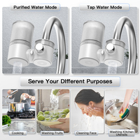 Robinet de cuisine avec cartouche filtrante de haute qualité et bloc de charbon pour un purificateur d'eau potable sûr