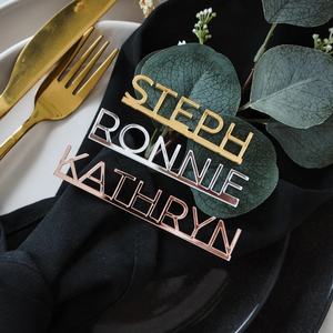 Cartes <span class=keywords><strong>de</strong></span> Place <span class=keywords><strong>de</strong></span> Mariage Personnalisées en Acrylique Miroir Doré Découpé au Laser, Étiquettes <span class=keywords><strong>de</strong></span> <span class=keywords><strong>Nom</strong></span> Personnalisées pour l'Aménagement des Tables et la Décoration - Product Image 5
