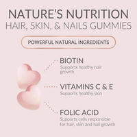 Complément alimentaire en gommes pour la beauté des cheveux des femmes, contenant de la biotine, de la vitamine C et de la vitamine E, 60 pièces, formule personnalisée, commande en gros, service OEM