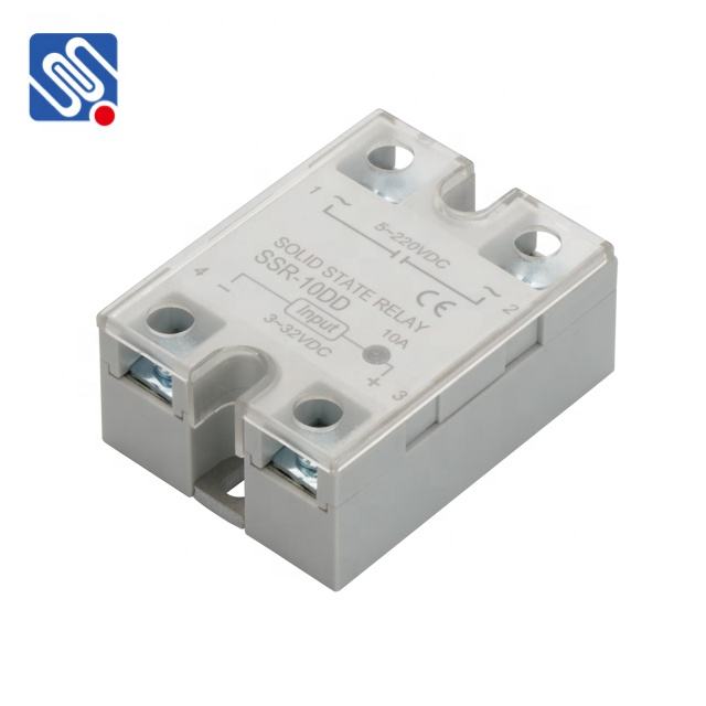 Meishuo SSR-10DD 5v DC to DC 10A Single Phase Solid State Relay High Reliability SSR Relay