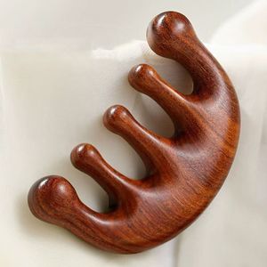 Peine de masaje de resina de cuero cabelludo multifuncional con logotipo OEM para tratamiento de pérdida de cabello y cuero cabelludo, peine de raspado y desbloqueo de meridianos - Product Image 2