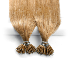 Wholesale 100% Chinese Remy Hair Nano Ring Cuticle Aligned Virgin Double Drawn No Shedding Highlight Color Nature Straight Hair. - Product Image 4