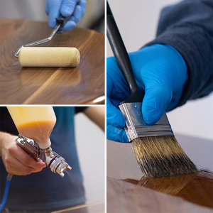 Finition du <span class=keywords><strong>bois</strong></span> UV imperméable à l'eau brosse pulvérisation couche de finition durcissable UV pour meubles peinture de sol <span class=keywords><strong>vernis</strong></span> à <span class=keywords><strong>bois</strong></span> <span class=keywords><strong>vernis</strong></span> Uv - Product Image 5