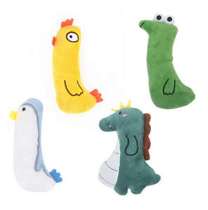 Juguete Masticable de <span class=keywords><strong>Catnip</strong></span> con Diseño de Dibujos Animados, Material de Papel Ecológico, Anti-Depresión, para Gatos, Alivio del Aburrimiento, Venta Directa de Fábrica - Product Image 1