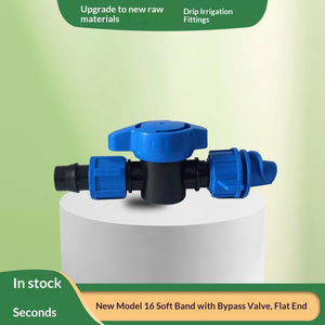DaringFish 16mm Yumuşak Bantlı Bypass Valf Damla Sulama Bağlantı Parçası Mavi/Siyah Tarımsal Su Dağıtım Sistemi - Product Image 4