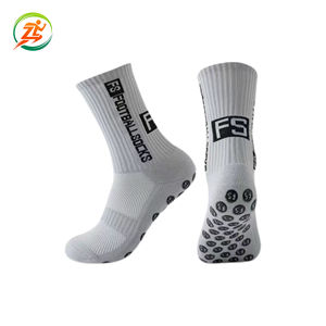 Chaussettes de sport professionnelles en nylon avec semelle épaissie, revêtement anti-odeur, bande adhésive antidérapante pour le football - Product Image 5