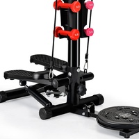Appareil de fitness stepper d'escalade multifonctionnel avec poignée d'exercice pour amincissement et brûlage des graisses