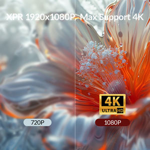 Projecteur de cinéma maison stéréo karaoké BYINTEK UFO R90 2200 ANSI Haute luminosité DLP 4K Projecteur de cinéma maison avec microphone - Product Image 4