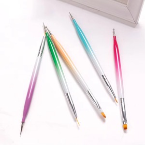 Professional Nail Art <b>Brush</b> Pen Set Double Head Dotting Tools for Beautiful Nail Designs Easy Operation Safe Material Salon - Product Image 2