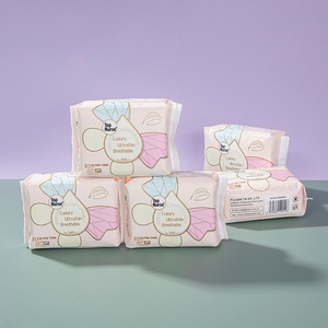 Serviettes hygiéniques ultra-fines en coton absorbant à base de pâte de bois, douces et absorbantes - Product Image 1