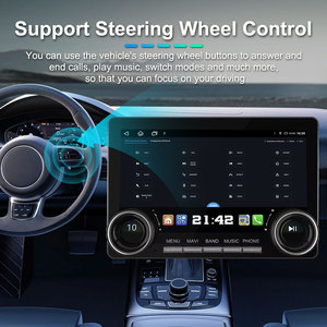 GPS universel pour voiture, CarPlay sans fil, <span class=keywords><strong>Android</strong></span> <span class=keywords><strong>Auto</strong></span>, écran tactile capacitif 10,1 pouces, WiFi intégré, DSP de recul, 1 an, Sonata/Rav 4 - Product Image 4