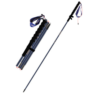 Bâtons de randonnée Robinson en alliage d'aluminium, pliables et télescopiques, avec poignée antidérapante pour la randonnée en plein air et la course sur sentier - Product Image 3