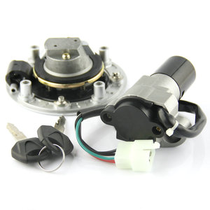 ฝาครอบถังน้ำมันเชื้อเพลิงพร้อมกุญแจล็อคสวิตช์กุญแจสำหรับรถมอเตอร์ไซค์ซูซูกิ GSX750 VX800 GSX600 GSF400 M/N/P Bandit RF400 GK78A - Product Image 2