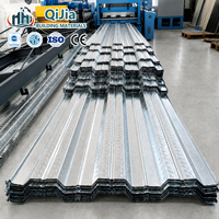 Lámina de Acero para Piso, Acero Corrugado Galvanizado, Plataforma de Acero Compuesto para Construcción de Estructuras Metálicas