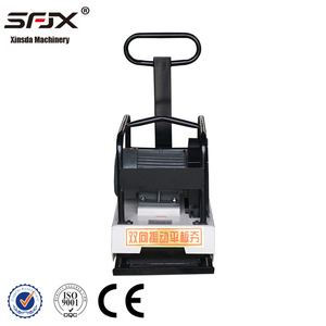 Compacteur à plaque vibrante électrique réversible XINSDA HZD-160 5,5-6,5 CV de qualité construction, noir, motorisé - Product Image 2