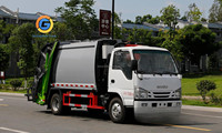 Camion poubelle chinois à chargement arrière 4x2 avec boîte de vitesses manuelle et moteur diesel Weichai à vendre