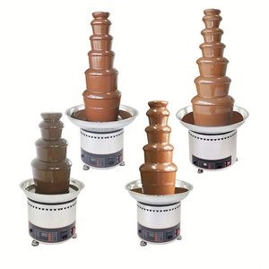 <span class=keywords><strong>Fontaine</strong></span> à cascade de <span class=keywords><strong>chocolat</strong></span> électrique à 5 niveaux en acier inoxydable à usage commercial bon marché - Product Image 3