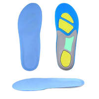 Plantillas Unisex con Soporte de Arco, de Gel EVA, para Absorción de Impactos y Alivio del Dolor, de Terciopelo Transpirable para Verano, Correr y Baloncesto