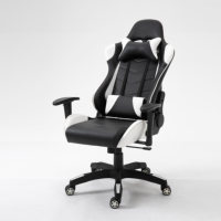 Dossier Réglable Ergonomique Bureau D'ordinateur Fauteuil Esports Gaming Chaise PC Avec Roues De Support