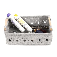 Caja de Almacenamiento de Fieltro para Archivos de Oficina y Hogar, Reutilizable, Lavable y Ecológica, Venta al Por Mayor de Fábrica