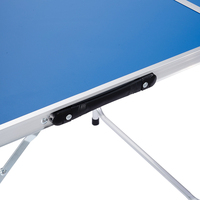 Table de pique-nique pliante moderne pour 6 personnes, grande taille, en aluminium, avec poignée de transport facile et hauteur réglable, idéale pour le camping en extérieur