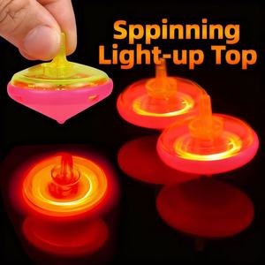 Mini Trompo Giratorio con 100 Luces LED Intermitentes, Juguete Retro Clásico para Niños, Juguete Novedoso para Fiestas - Product Image 5
