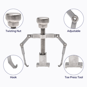 KADS Correcteur d'ongles incarnés réglable en acier inoxydable pour le soin des ongles des pieds et le soulagement de la douleur - Product Image 5