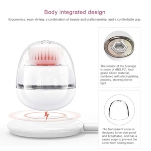 ผลิตภัณฑ์ยอดนิยม เครื่องมือความงามสำหรับผู้หญิง อัลตราโซนิกดูแลผิวหน้า แปรงทำความสะอาดผิวหน้าแบบโซนิคไฟฟ้าแบบมือถือ - Product Image 2